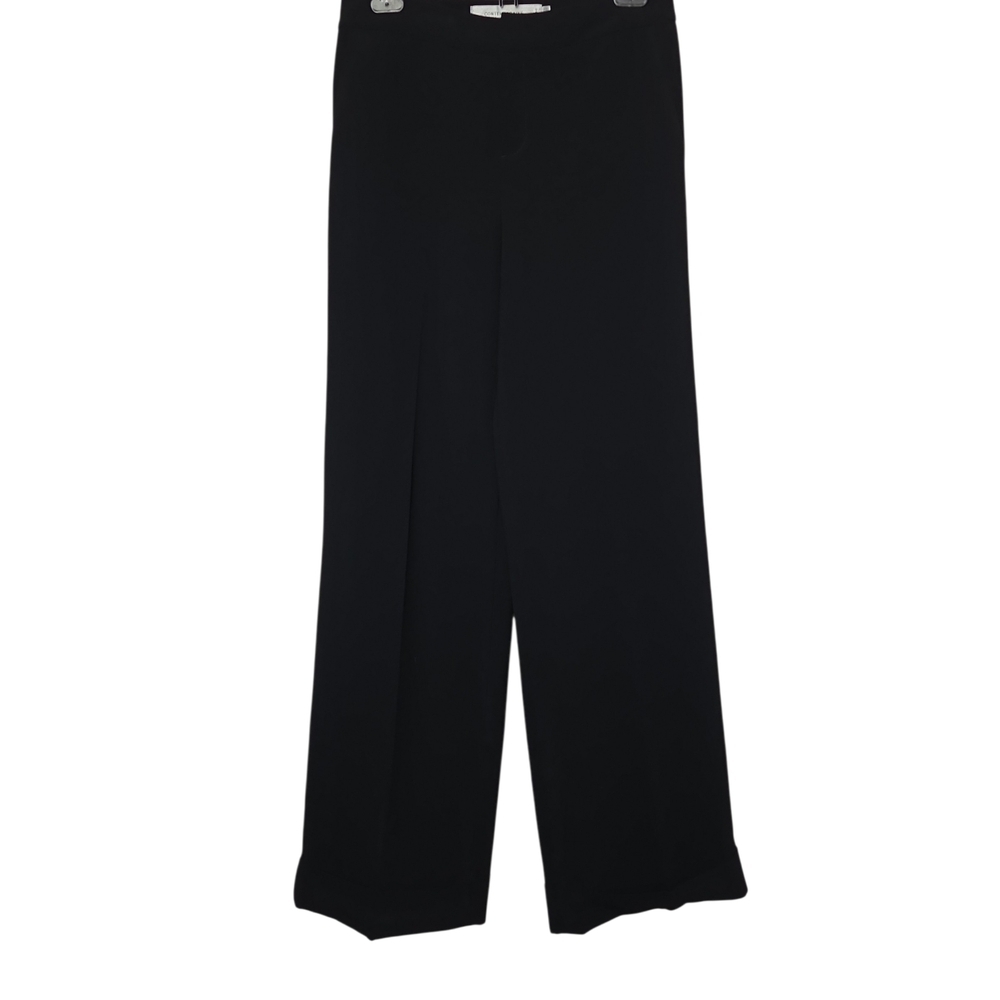 Simons Classic Black Wide Leg Pants With Cuff